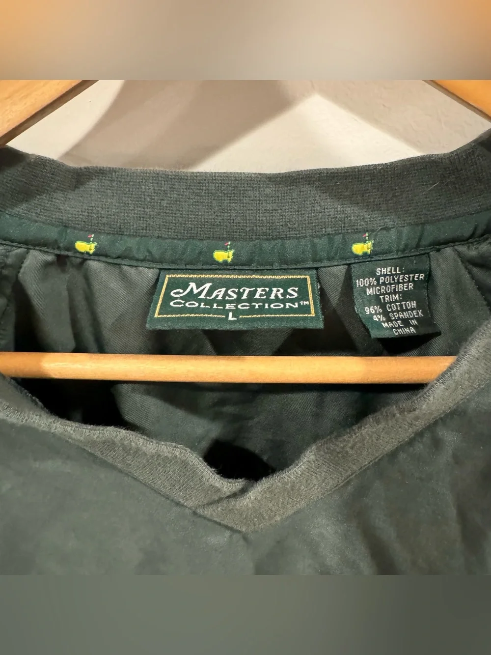 Masters Collection v-neck windbreaker